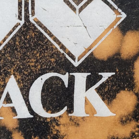 ACDC Tie-Dye Shirt Womens Small 16x26 Bleached - Picture 11 of 11